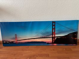Leinwandbild Golden Gate Bridge San Francisco 135x45 cm