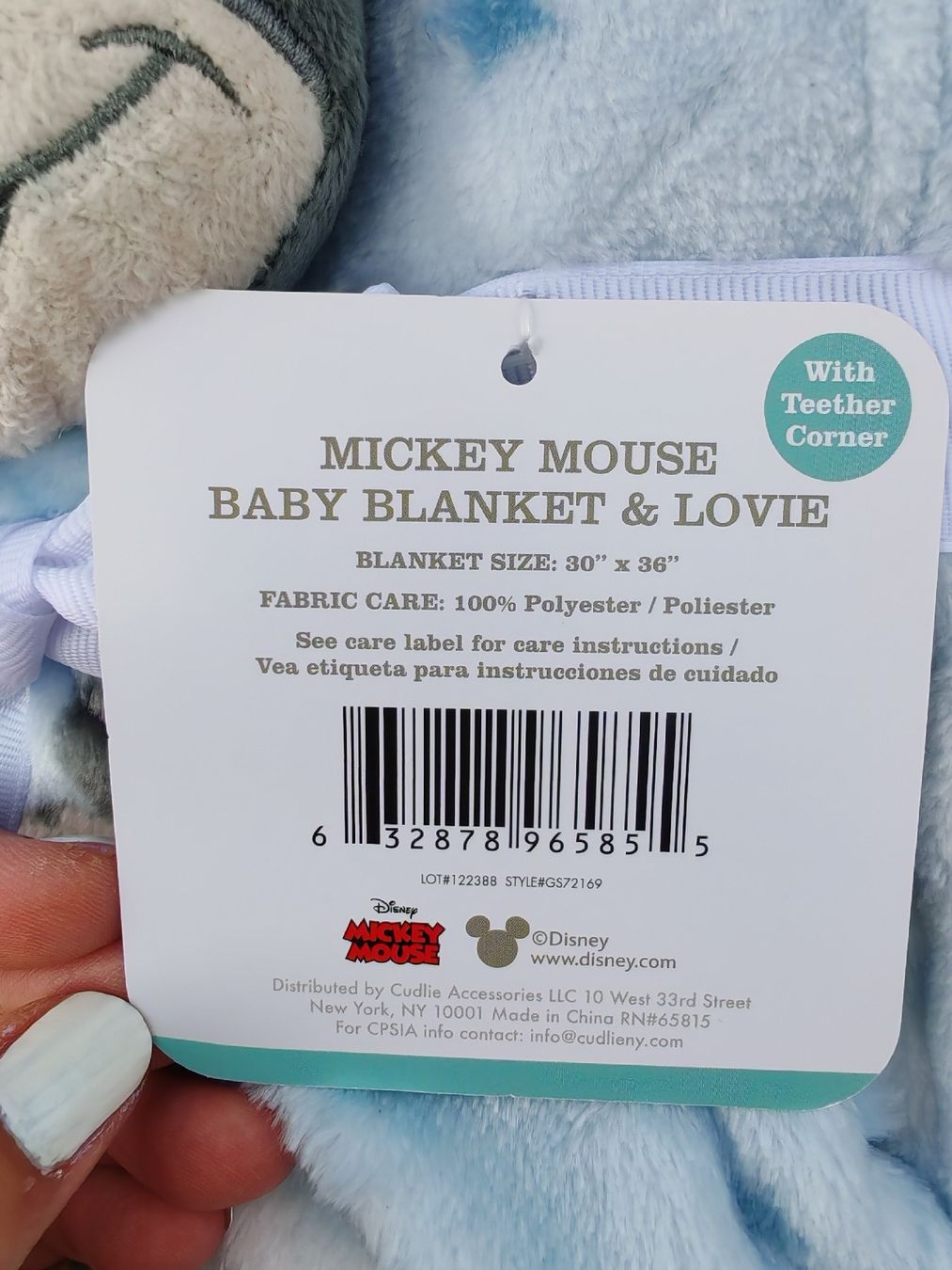 Disney Coperte: Mickey Mouse Baby Blanket NEW – Nuovo e nell'imballaggio originale da Pfäffikon SZ venduto da Zoe_w 1