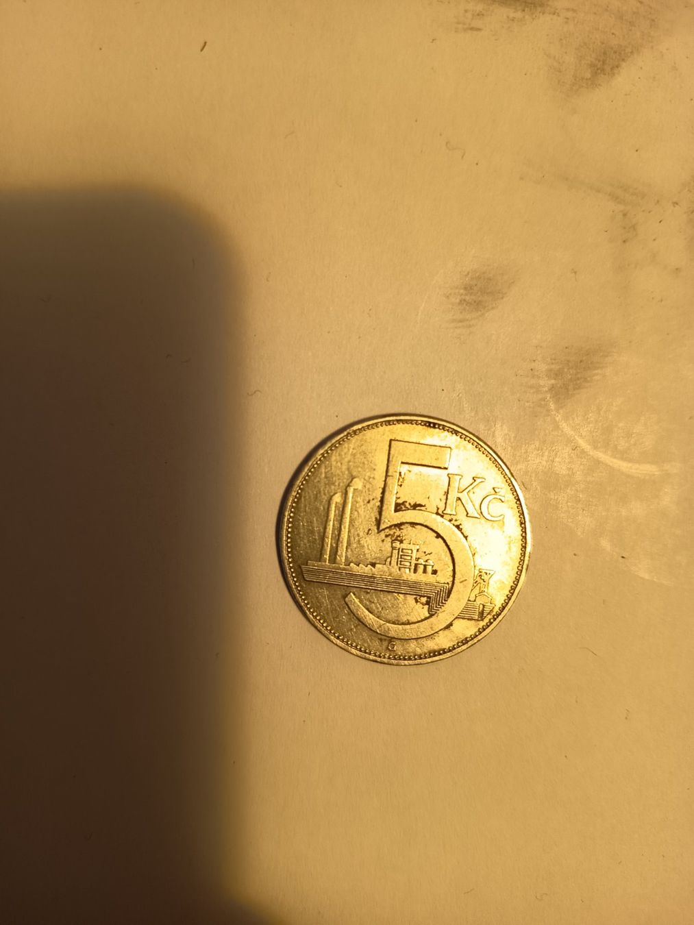 Tutti le monete: 5 kronen 1938 tschechoslowakei   nr 240 – Usato da Wattwil venduto da LuckyLegoandCoins