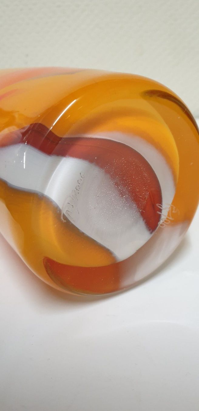 Vase & Récipients: Glasvase signiert – D'occasion à Emmen par Brockofsky 5