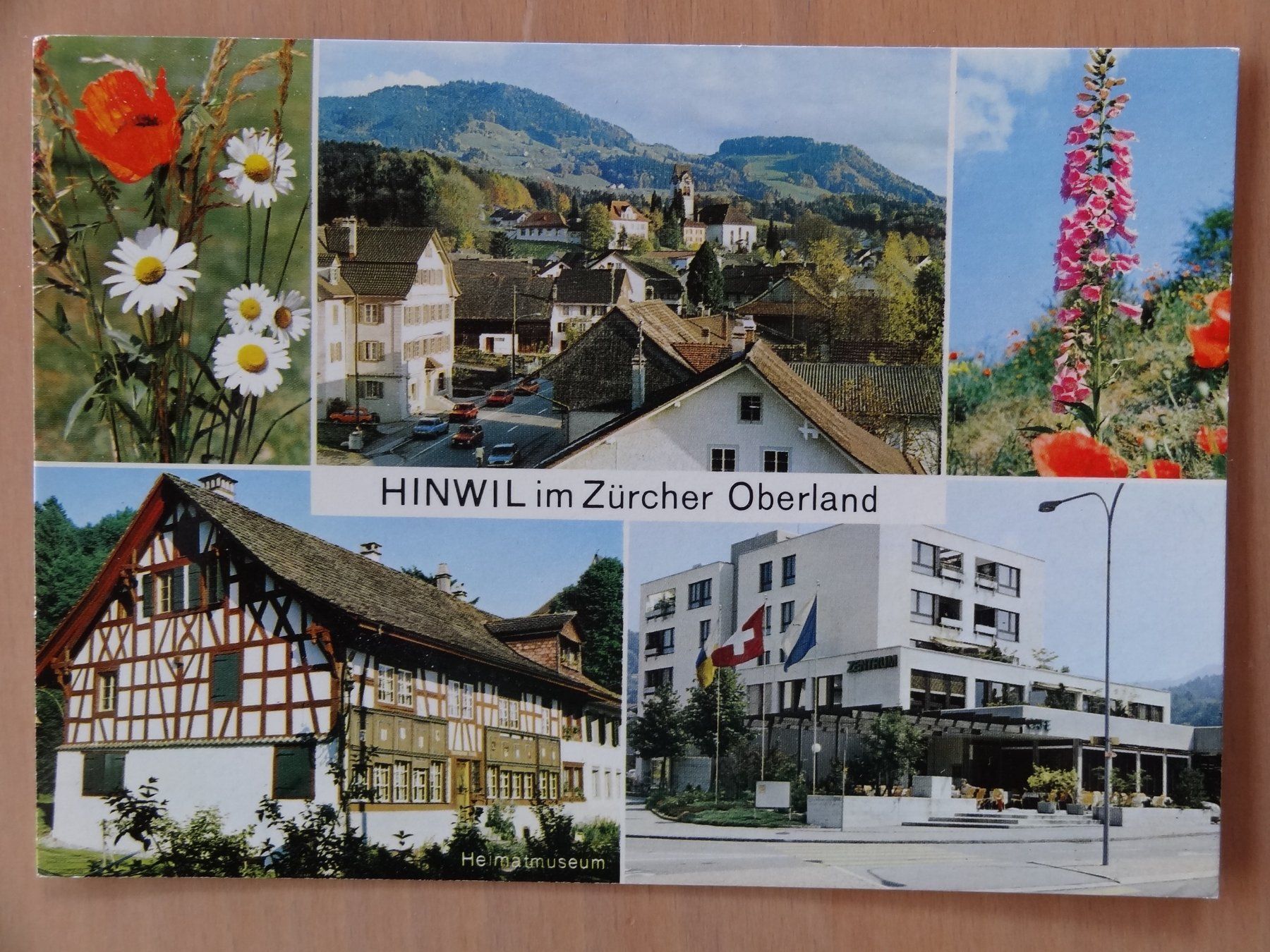 Cartoline postali: Hinwil - ZH - Rare Collection - 1988 – Usato da St Léonard venduto da Riglin