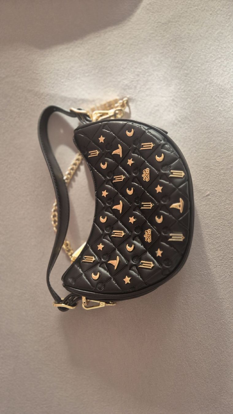 Aldo Borse: Black Moon Bag with Gold Celestial Details – Nuovo (secondo la descrizione) da Schlieren venduto da ste_vzg7