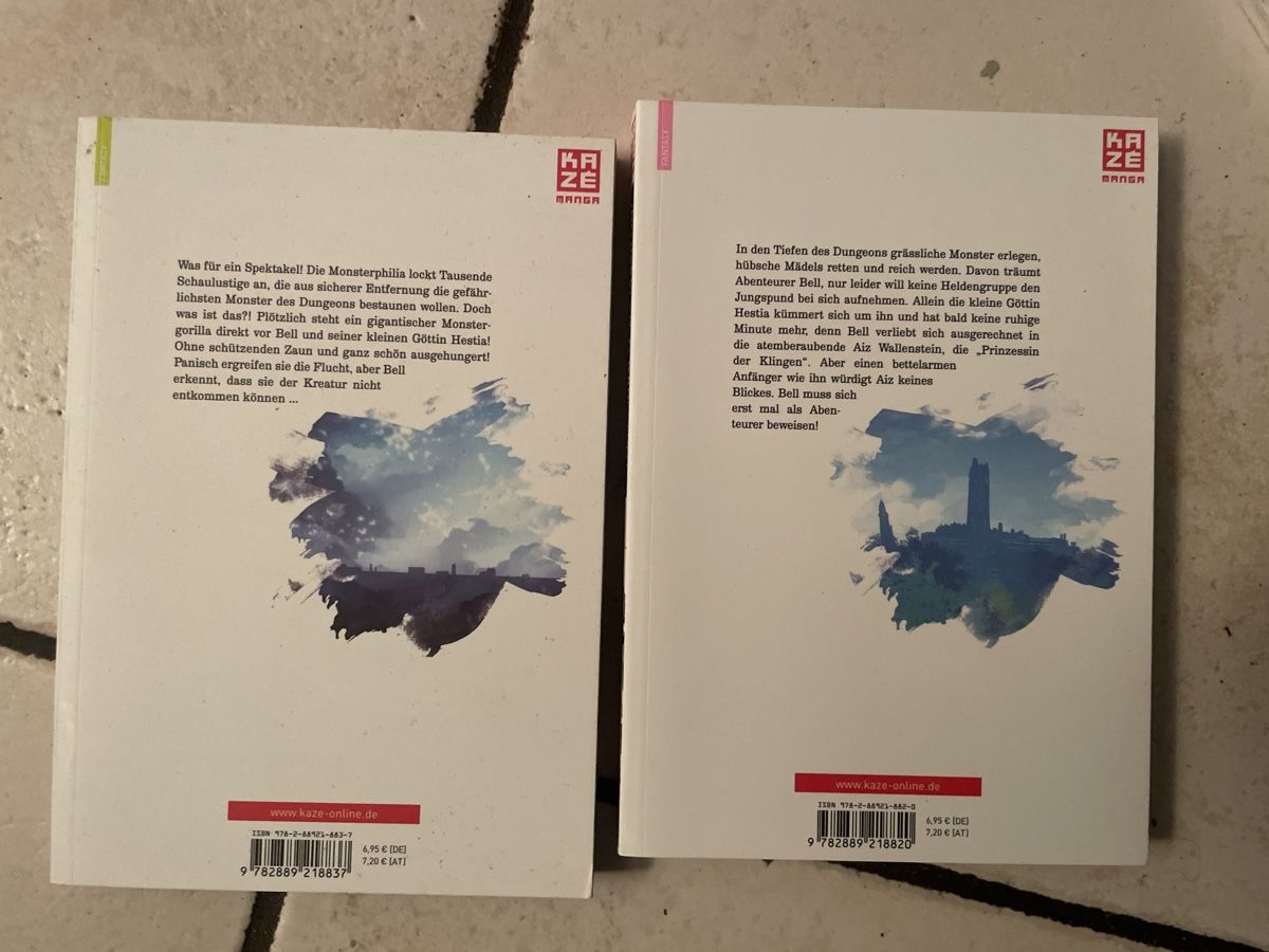Fumetti: Manga "Is it Wrong..." Band 1 & 2, guter Zustand – Nuovo (secondo la descrizione) da Obergerlafingen venduto da cabo4 1