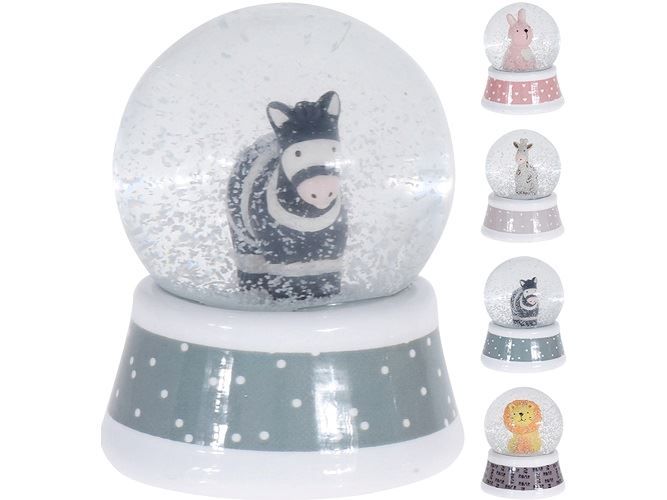Altro in Decorazioni & Accessori: Schneekugel Hase, Giraffe, Zebra, Löwe – Nuovo e nell'imballaggio originale da Aesch BL venduto da Elektronik_Laden