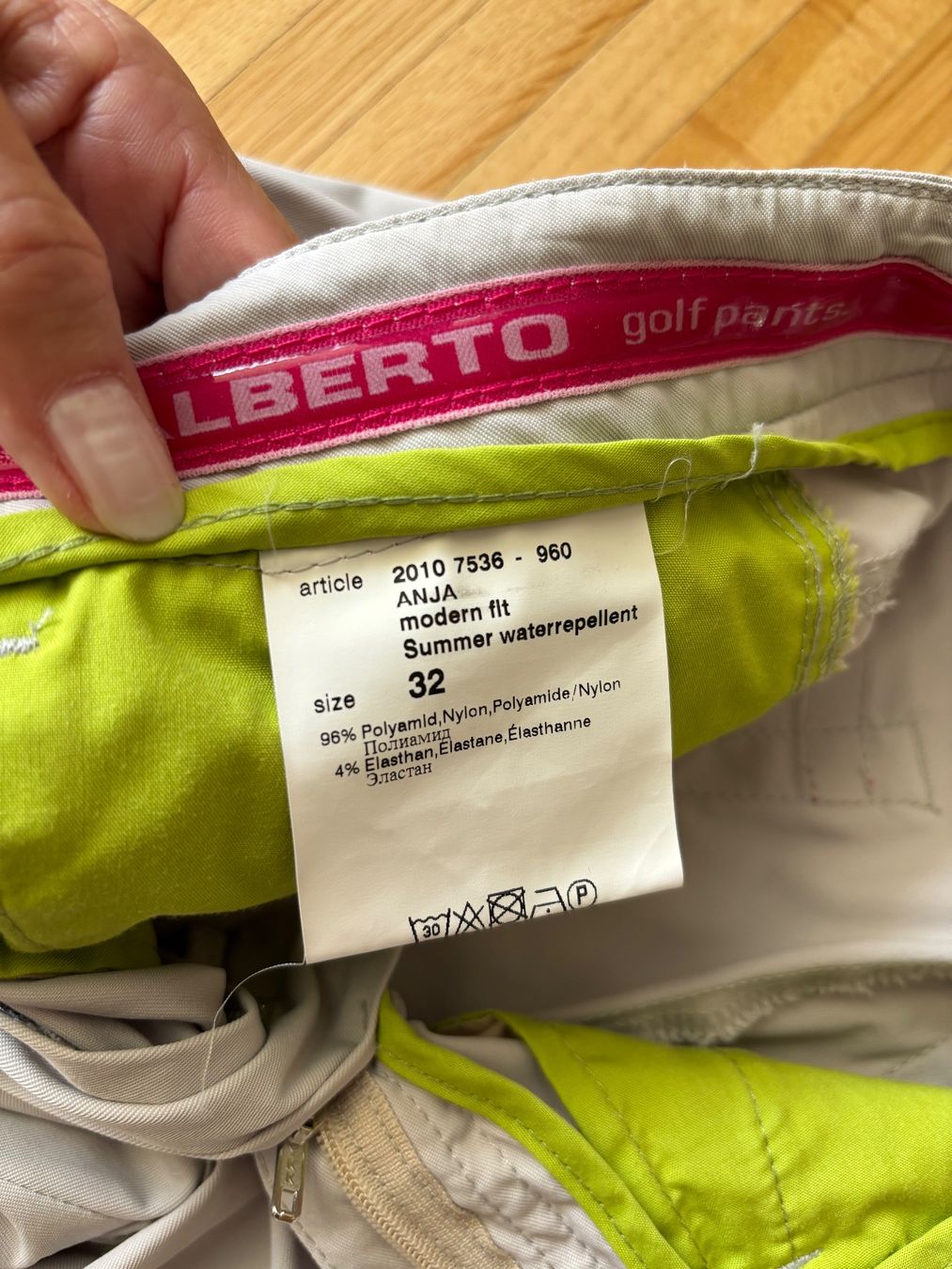 Pantaloni: ALBERTO Golfhose Gr. 32 – Nuovo (secondo la descrizione) da Egg b. Zürich venduto da chimago 5