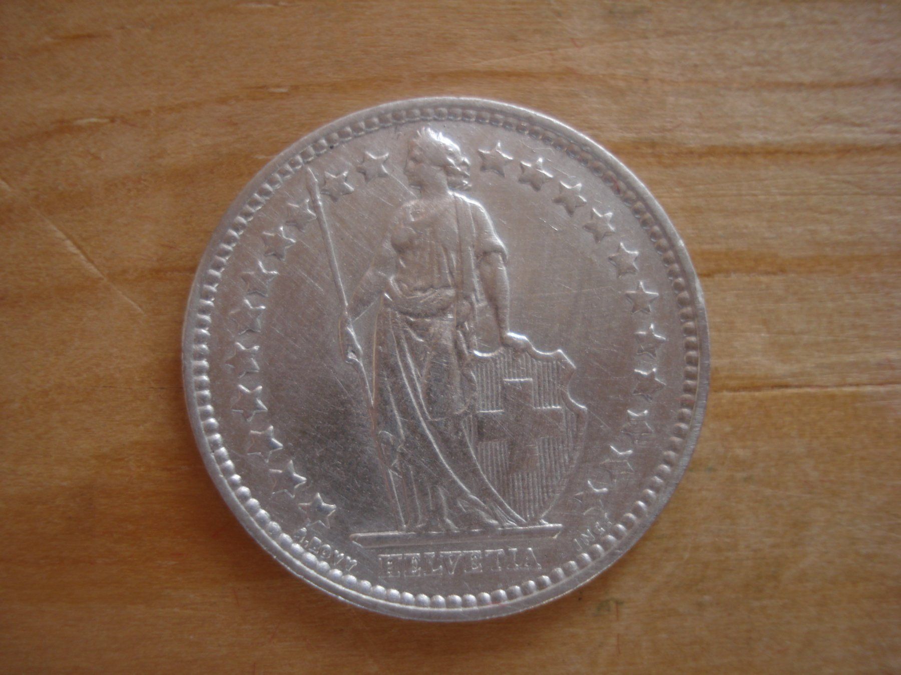 Tutti le monete: (C1) 1/2 Franken 1881 VZ – Usato da Erlach venduto da Net-Coins 1