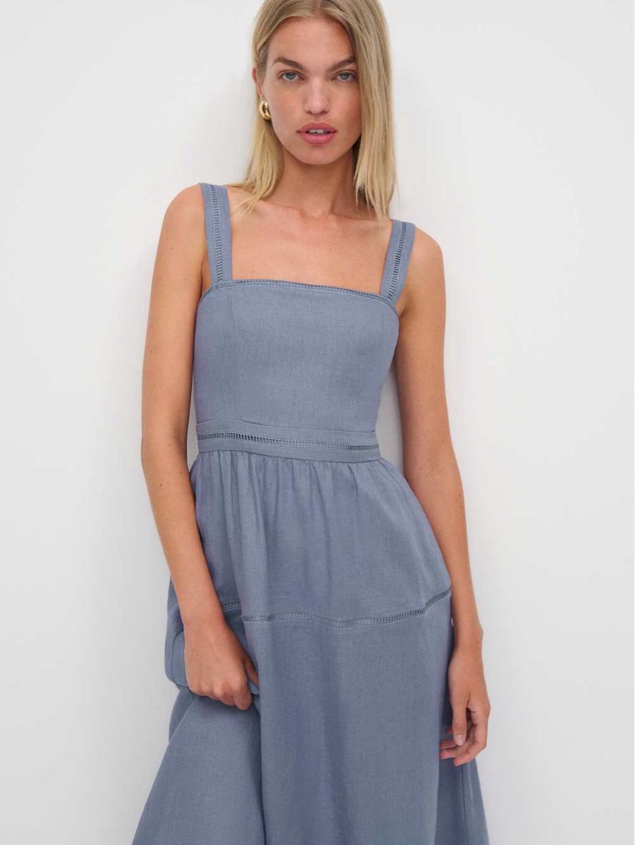 Reformation Vestiti: Reformation Everett Linen Dress New – Nuovo e nell'imballaggio originale da Zürich venduto da cha_pk9g 1