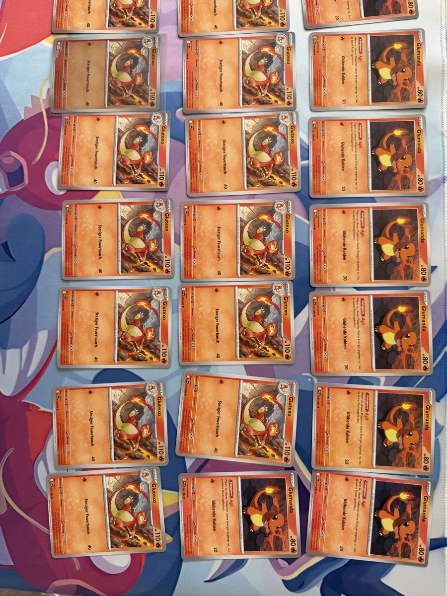 Pokémon Carte collezionabili: 33 Pokémon Glumanda/Glutexo Karten Sammlung – Usato da Muttenz venduto da keve999 3