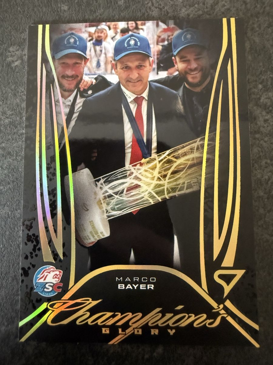 Sportzoo Cartes à collectionner: Marco Bayer - Champions Glory – Neuf avec emballage d'origine à Réchy par Leeroy1998