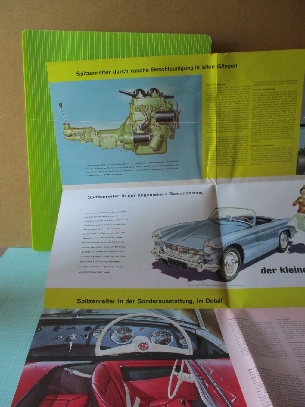 MG Dokumente: MG Midget  Prospekt 1962 ? – Gebraucht aus Ottikon Gossau ZH von hokuspokus 5