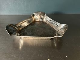 Antike WMF-Jugendstil-Schale dreieckig – versilbert um 1900