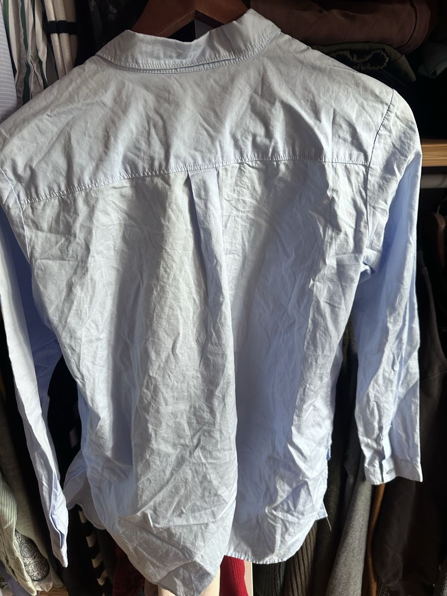 H&M Camicette: Hemd Bluse hellblau Gr. 34, H&M, 100% Baumwolle – Usato da Münsingen venduto da Secondhand89 2