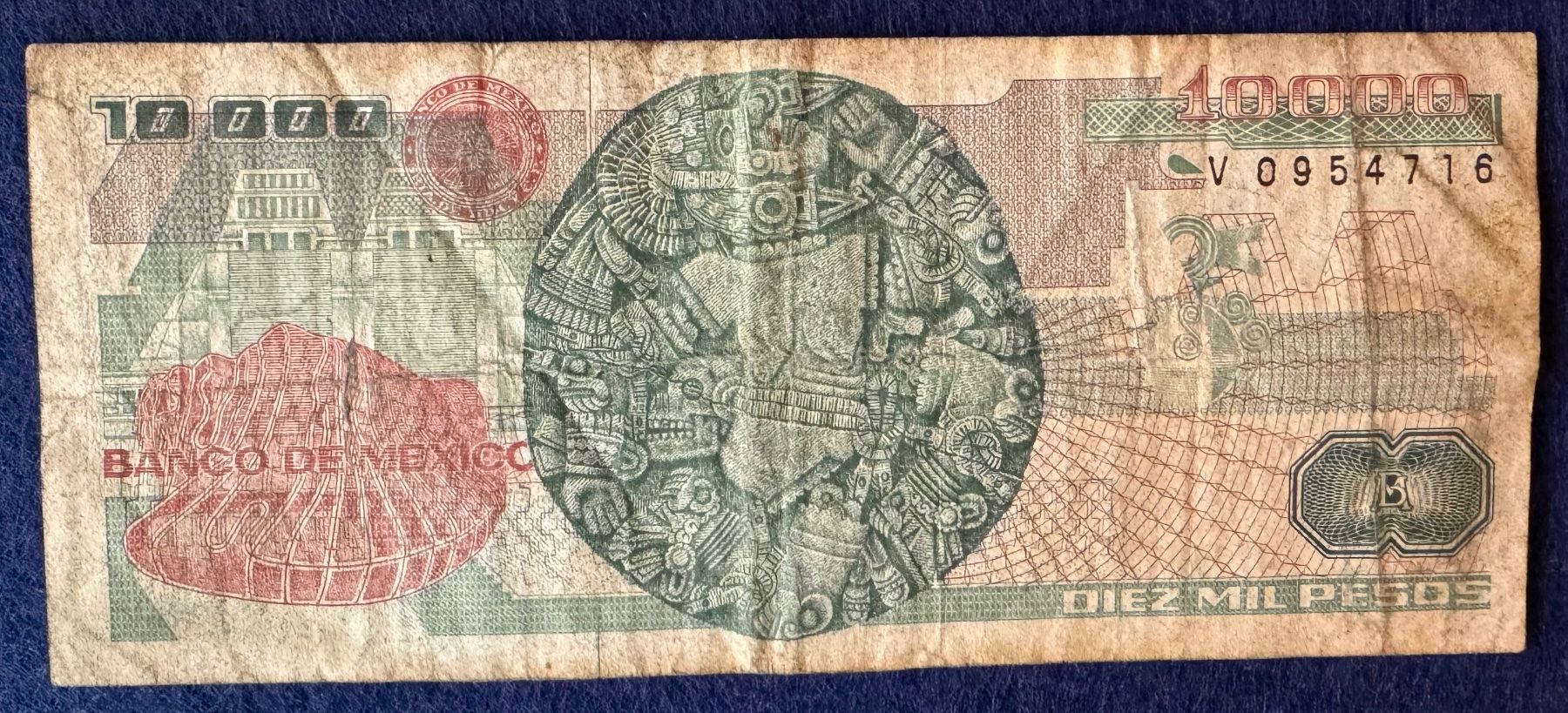 Banconote: 5 schöne Banknoten Mexico ab 1981 – Usato da Andwil SG venduto da Ariisa1234 7
