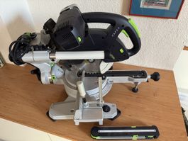 Festool Kapex Kappsäge KS60 E-Set mit Winkelschmiege 