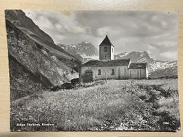 Ansichtskarte von Safien-Thalkirch, Kirchlein ca. 60er Jahre