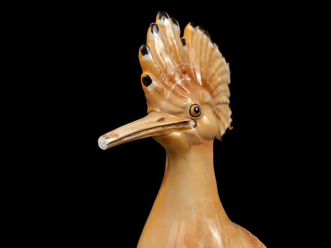 Statuette: RONZAN Keramikfigur Wiedehopf – Usato da Hünenberg venduto da Restwert_Zug 5