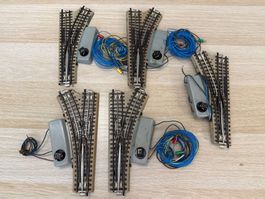 Märklin 5 x 3600 weichen M H0 (2)