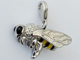Anhänger grosse Biene Silber 925