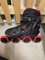 Inline Skates Roces Gymnasium Black Red Size 43 like new