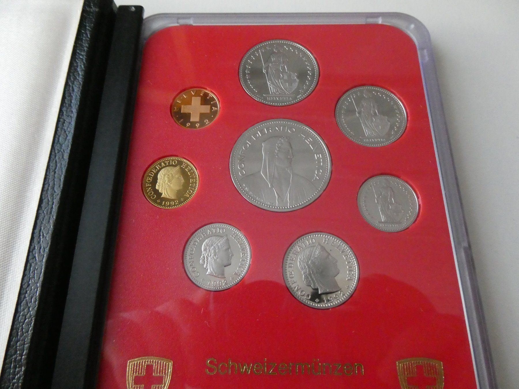 Alle Münzen: Schweiz 1992, Münzsatz Polierte Platte – Neu (gemäss Beschreibung) aus Hinterforst von Rohusri 2