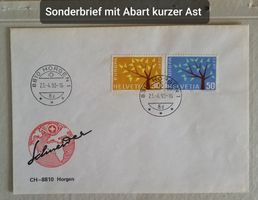 BJ15) 390.Ab, Abart kurzer Ast auf Sonderbrief Kt. 80. -++