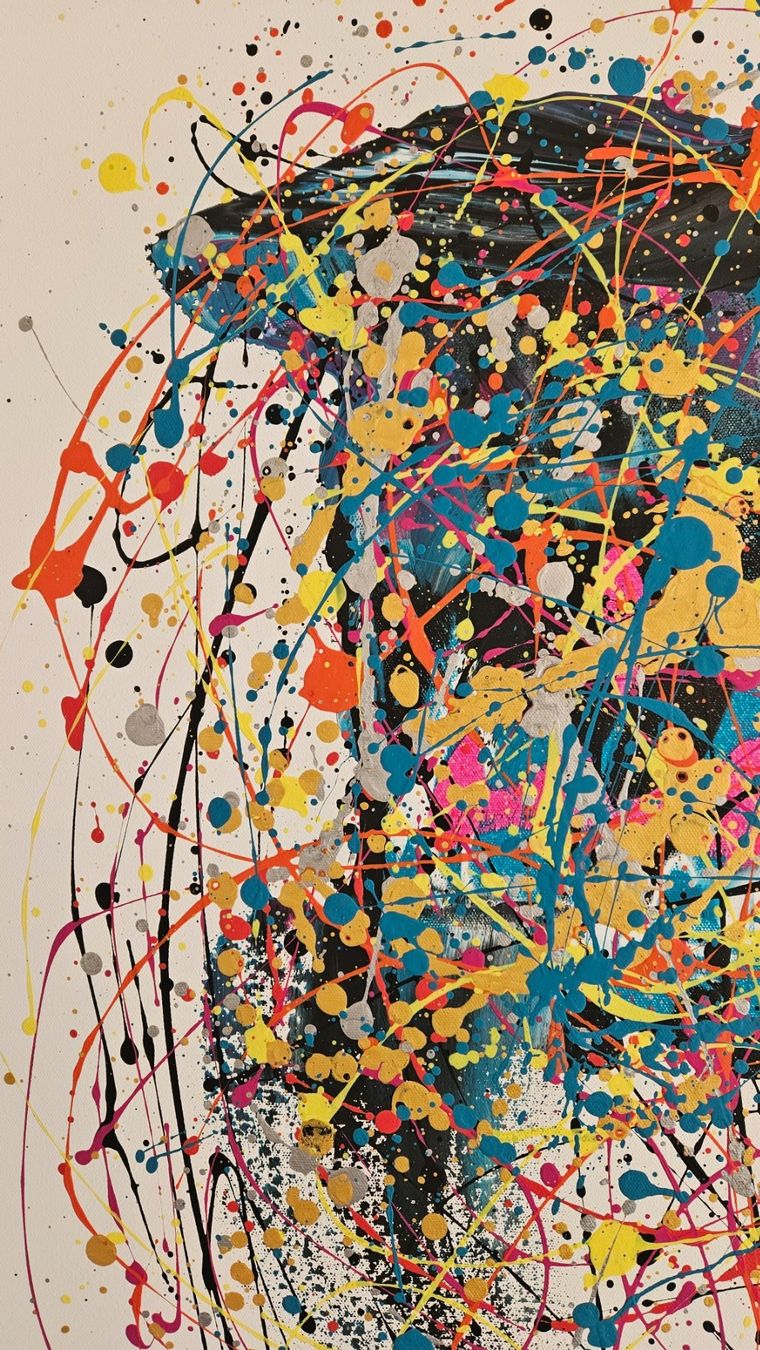 Gemälde: Tableau abstrait unique - art moderne et coloré! – Neu (gemäss Beschreibung) aus Le Locle von fab_c9hh 4