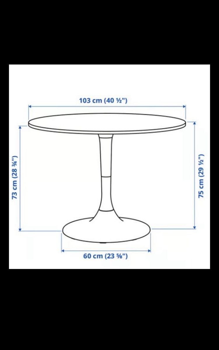 Tables: Runder weisser Esstisch / Round Dining Table White – Neuf (Voir description) à Zürich par vas_ygf2 4