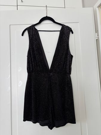 TOPSHOP sparkly playsuit