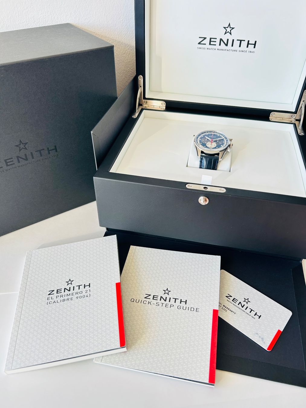 Zenith Orologi: Zenith CHRONOMASTER El Primero. New/Garantie. – Nuovo e nell'imballaggio originale da Genève venduto da GLwatchsa 6