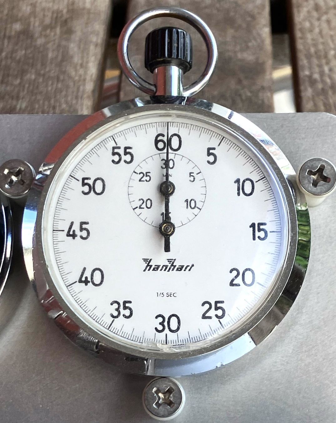Hanhart Orologi: Roadbook Hanhart Split 10 Alu 2 Stoppuhren RallyeBoard Timer – Usato da Basel venduto da Brouw 3