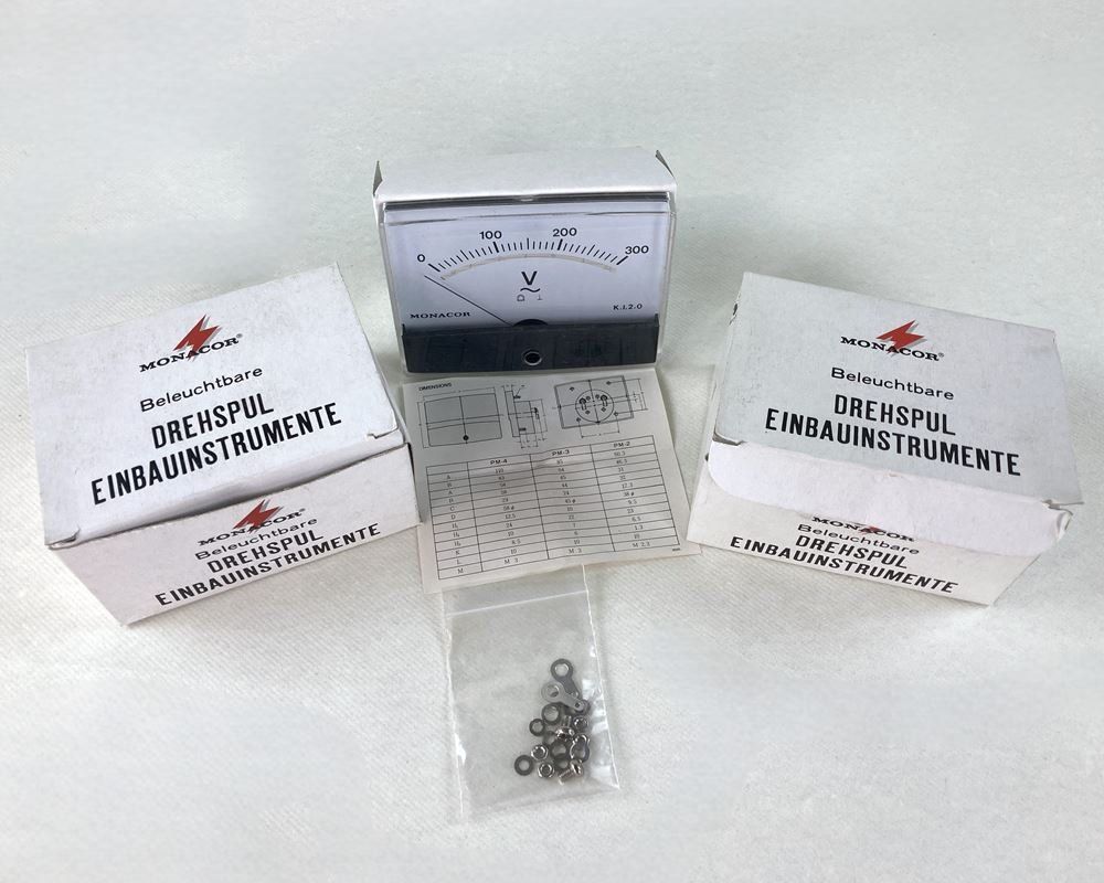 Monacor Misurare: MONACOR | Voltmeter | PM-4 | Einbauinstrument| 2St – Nuovo (secondo la descrizione) da Wittenbach venduto da Restwert_St-Gallen