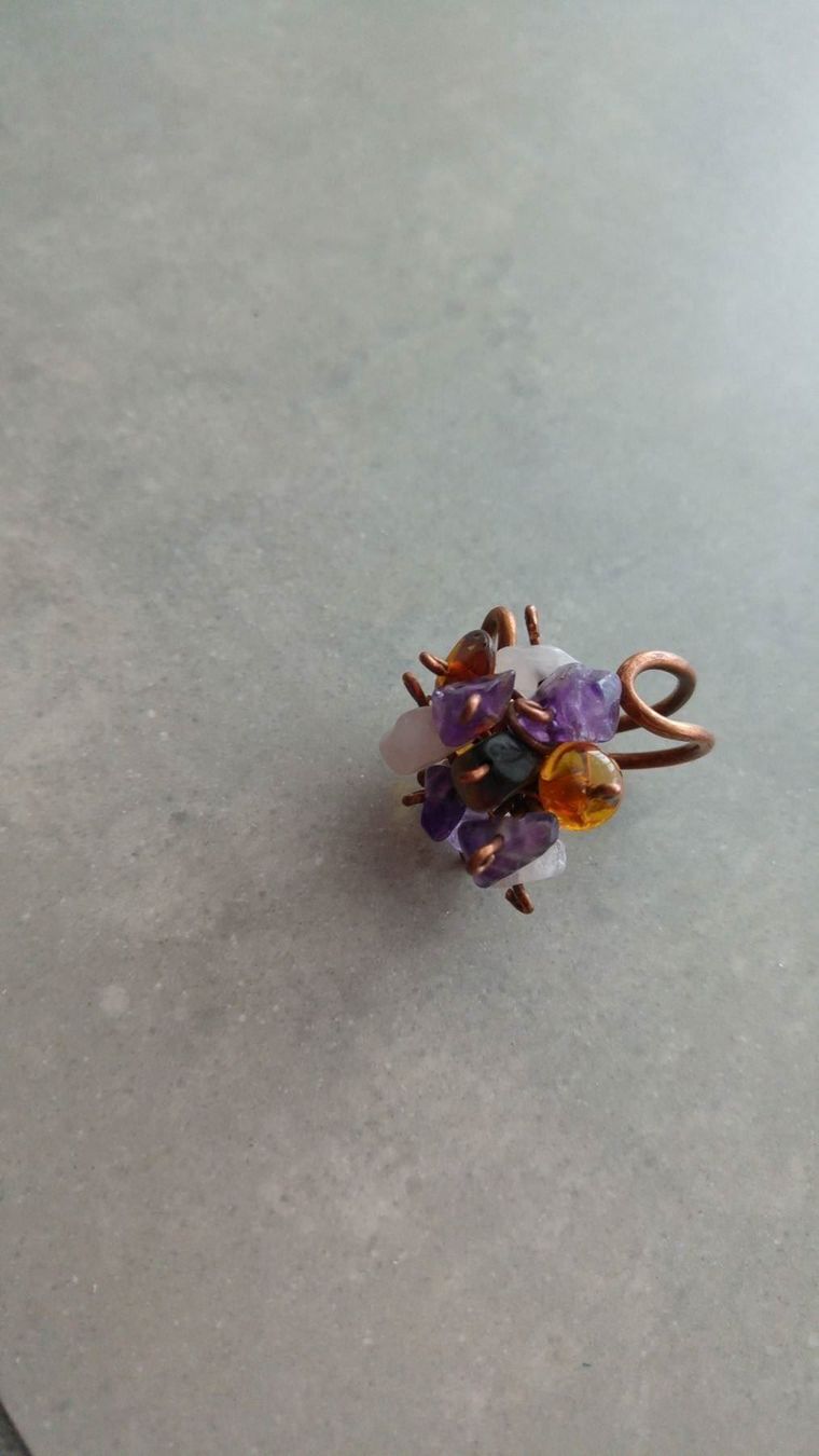Ringe: Handgemacht ring mit echte steine – Gebraucht aus bellinzona von zeus6535 2