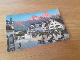 BRUNNEN - DORFPLATZ - MYTHEN - GASTHAUS TAUBE