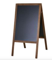 Kundenstopper Kreidetafel 118 x 61 cm braun - Gratis Versand