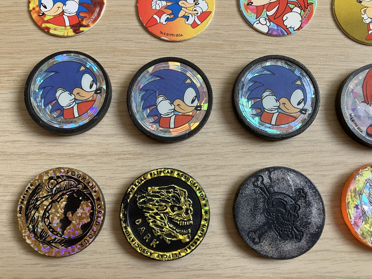 Spielzeuge: Lot de Pogs Sonic the Hedgehog – Gebraucht aus Lausanne von Pingouin14 1