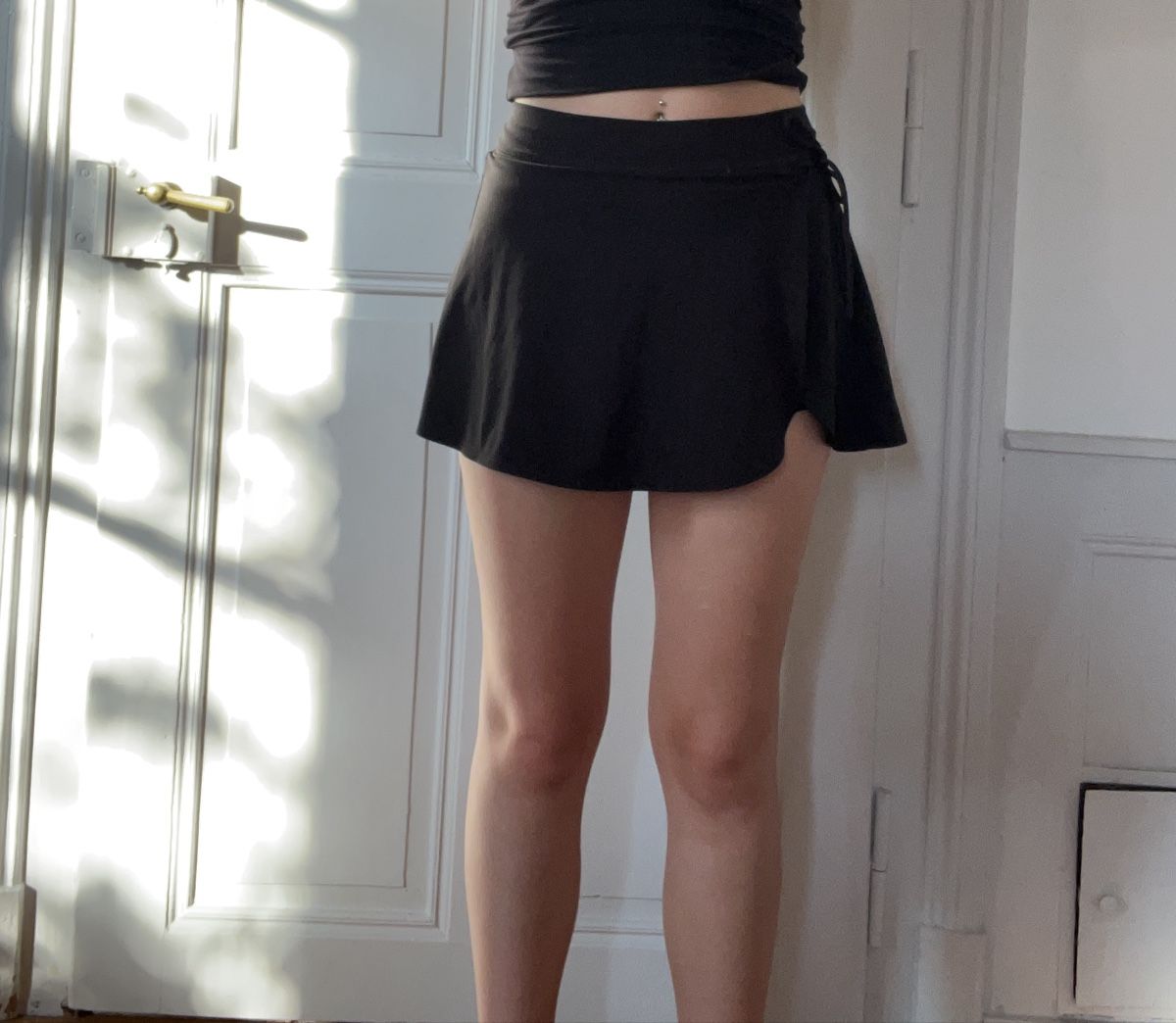 Röcke: Schwarzer Tennisrock, Skort – Gebraucht aus Bern von sosophie