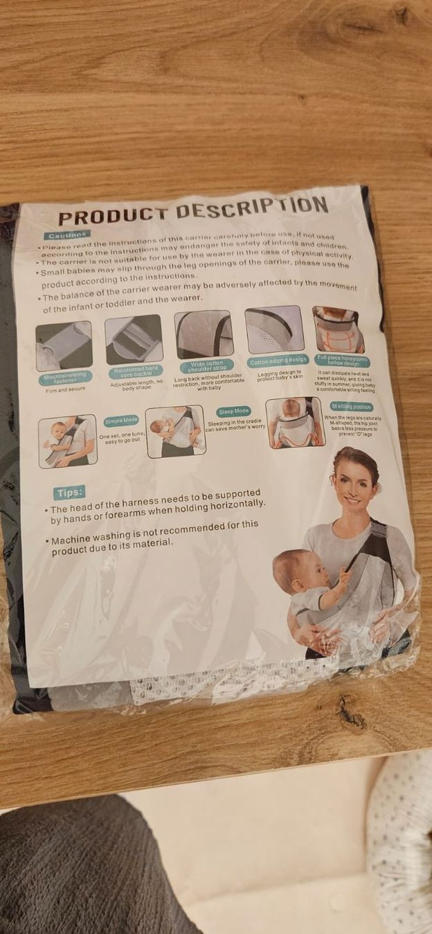 Porte-bébés ventraux & dorsaux: Babytrage grau neu – D'occasion à Benglen par Zaks1984