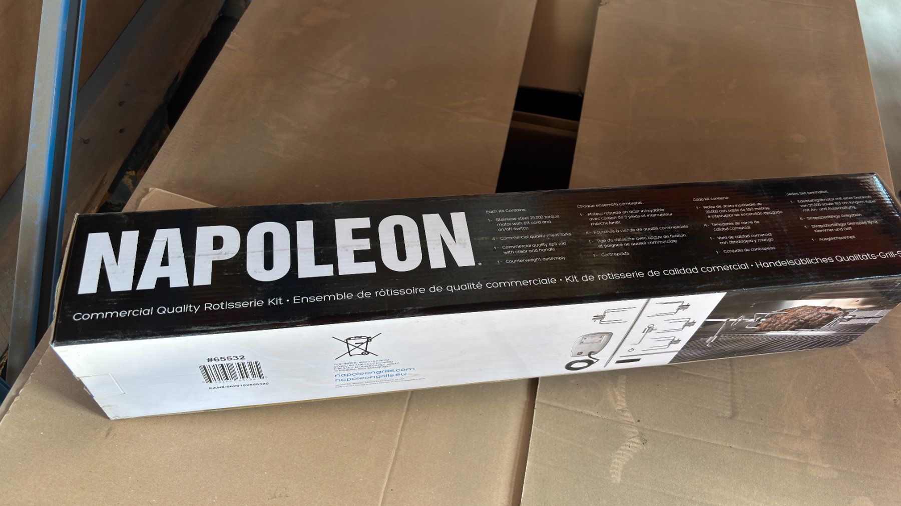 Elettrodomestici da cucina: Napoleon® Edelstahl Drehspiessset – Nuovo e nell'imballaggio originale da Triengen venduto da Michele-G 1