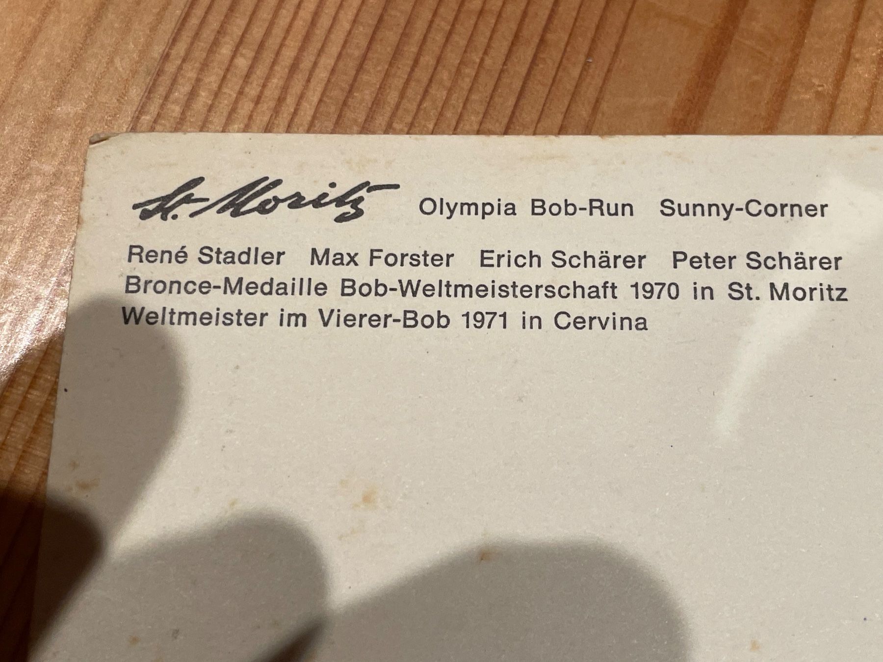 Cartoline postali: Bob 1970  Postkarte St. Moritz Olympia – Nuovo (secondo la descrizione) da Wohlen AG venduto da NincoA-Z 1