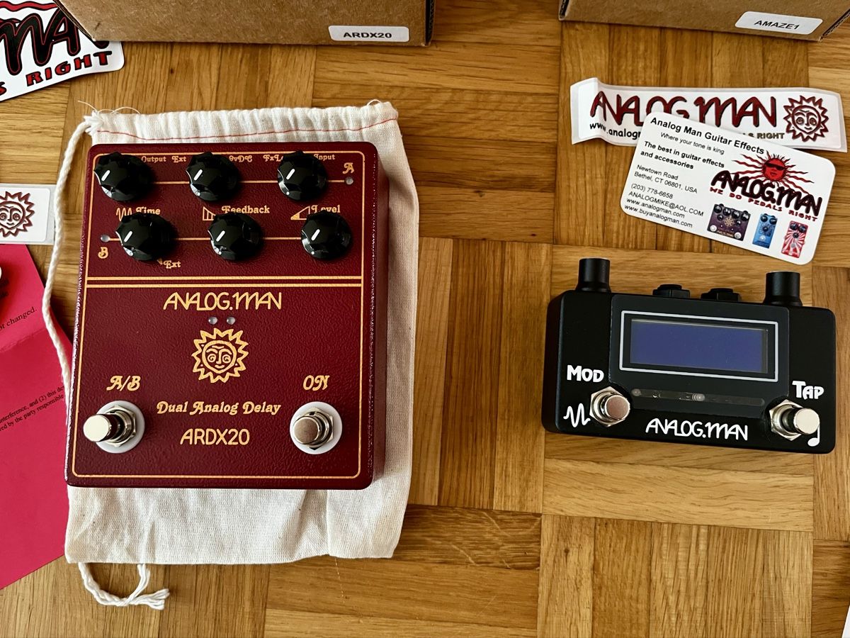 Strumenti musicali: Analogman Analog Man ARDX20 Delay mit AMAZE1 Controller – Usato da Glattfelden venduto da SML64 8