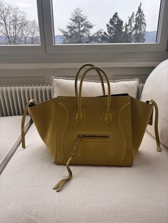 Celine Bag, Vintage Klassiker in Senfgelb, Top Zustand!