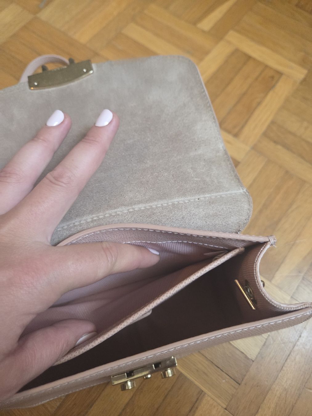Furla Taschen für Damen: Furla Metropolis Tasche rosa Leder – Gebraucht aus Adlikon b.Regensdf von che_xxb9 4