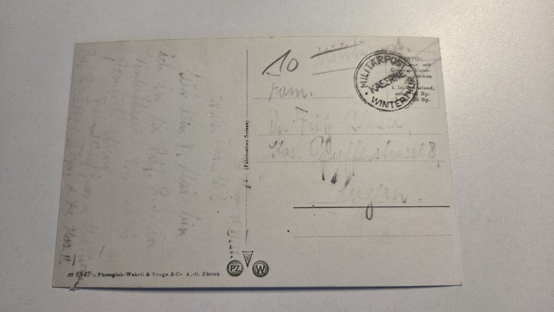Cartes postales: Ansichtskarte äussere Kaserene Winterthur – D'occasion à Arni AG par Moth68 1