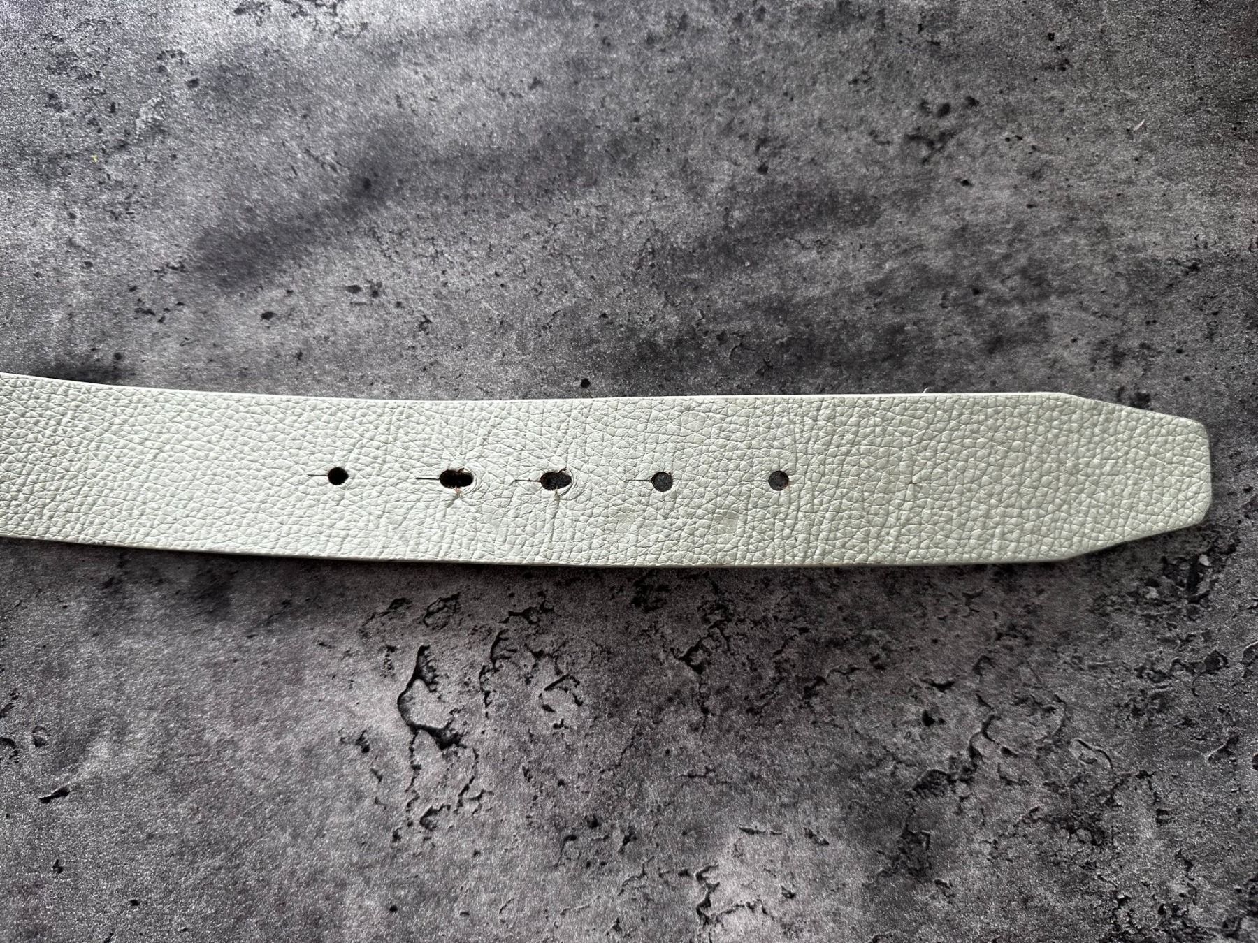 Armani Cinture: Vintage Armani Exchange Belt, White, Size 34 – Usato da Wilen b. Wollerau venduto da ccgold 3