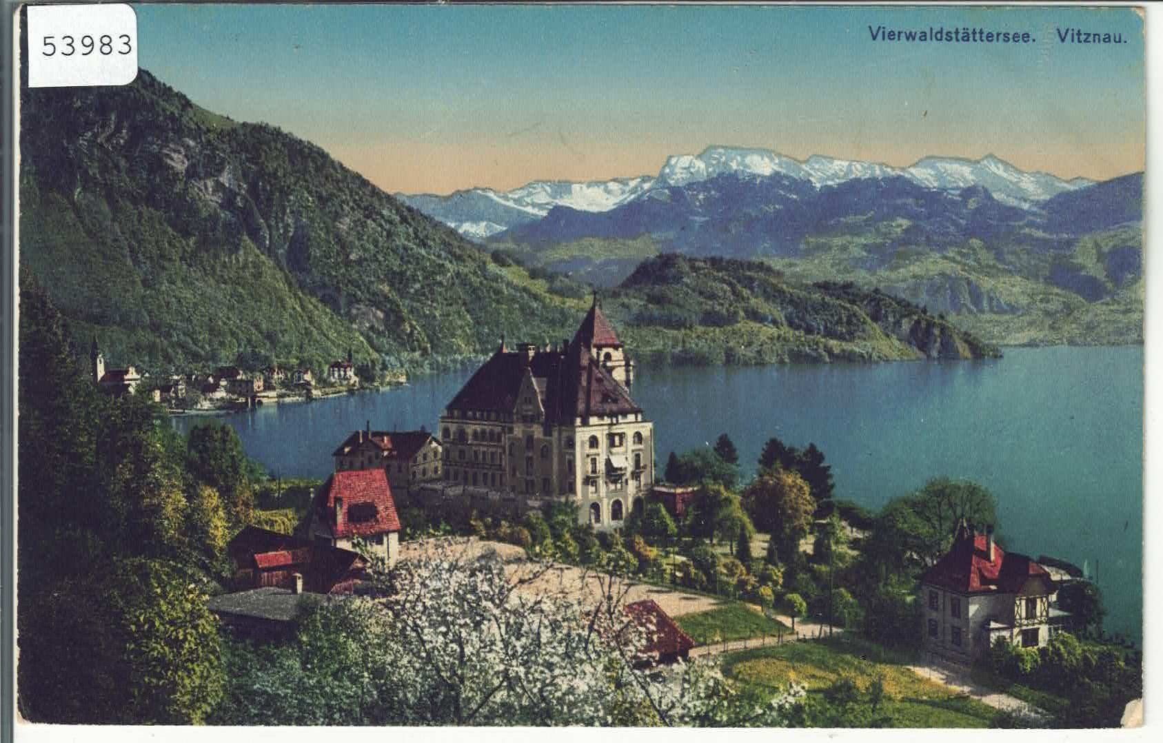 Ansichtskarten: Vitznau - Parkhotel - Litho – Gebraucht aus Ettingen von Kartenplanet