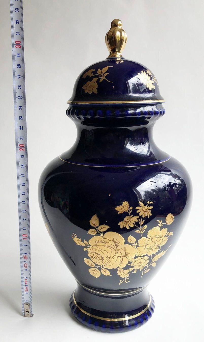 Vasi & Recipienti: BAREUTHER WALDSASSEN ECHT COBALT VASE – Usato da Dübendorf venduto da Orchid18 6