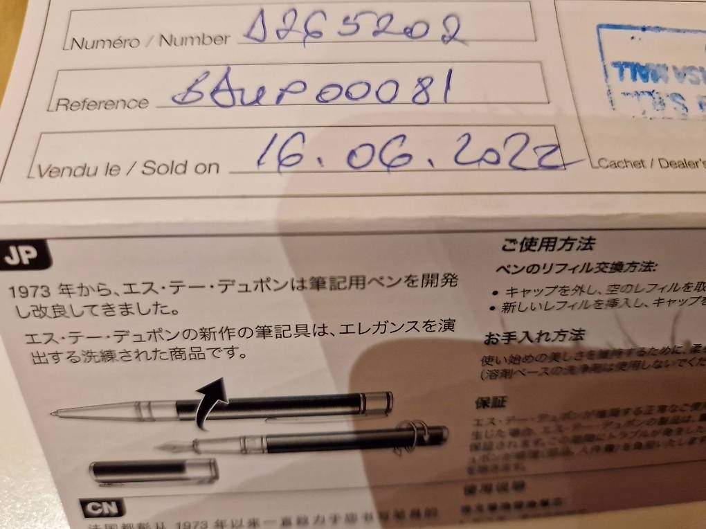 Penna & Evidenziatori: Dupont Roller "Neuf" – Usato da Moudon venduto da dek_m2kj 2