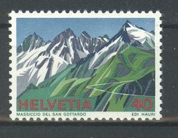 1976, Sondermarke Schweizer Alpen ** (1)