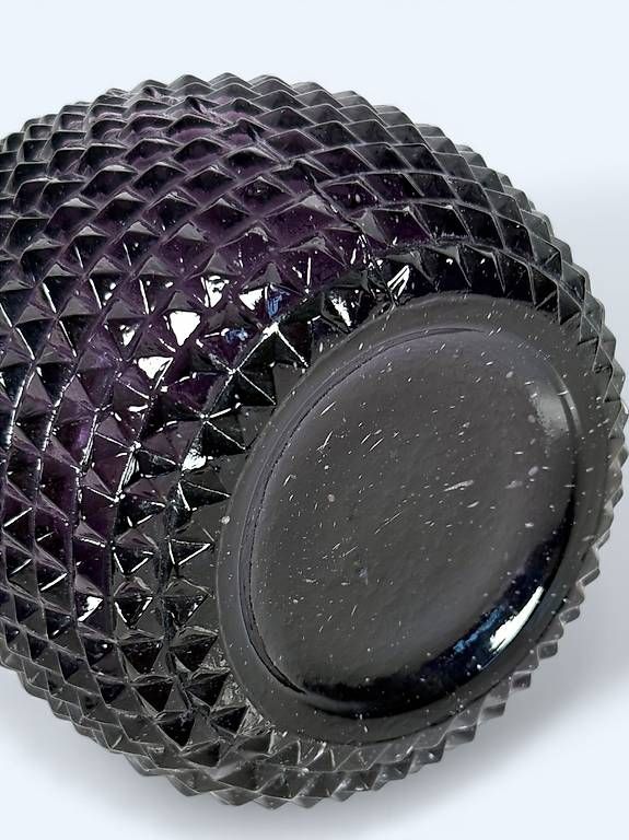 Vasi & Recipienti: Vintage Glasvase violett Diamantmuster – Usato da Böckten venduto da SELL-4U 3
