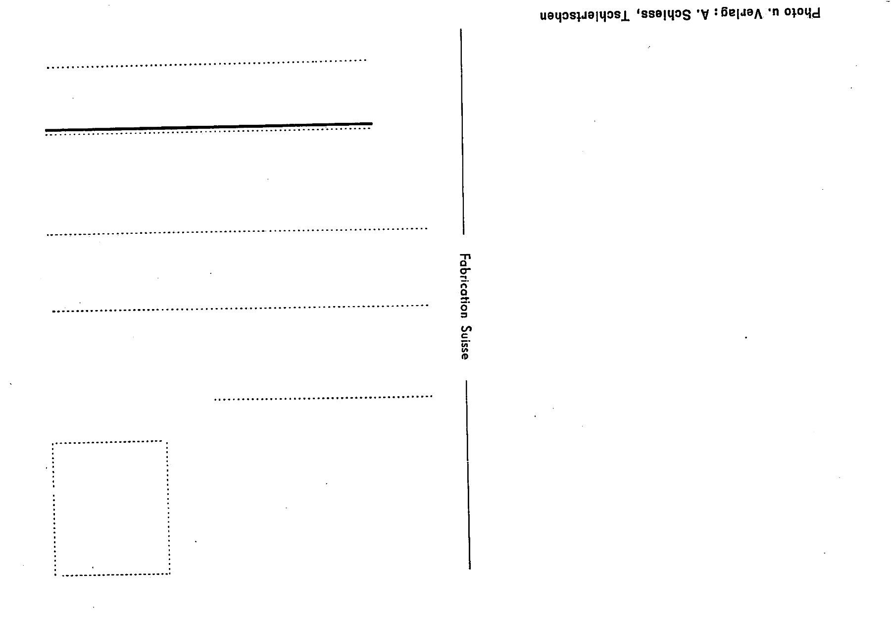 Cartoline postali: Tschiertschen, Urdensee mit Hörnli – Usato da Ottikon b.Kemptth. venduto da Neptun1974 1